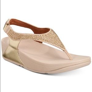 New Fitflop skylar crystal toe-thongs size:6